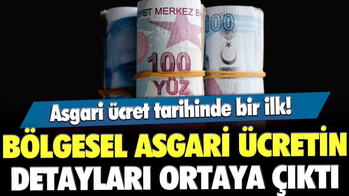 Asgari ücret tarihinde bir ilk! Bölgesel asgari ücret uygulamasının detayları netleşti