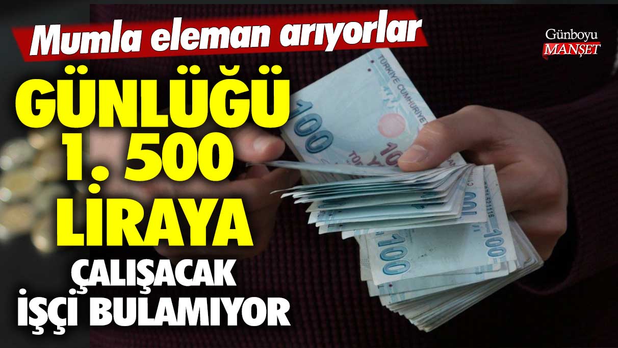 Günlüğü 1500 liraya çalışacak işçi bulamıyor! Mumla eleman arıyorlar