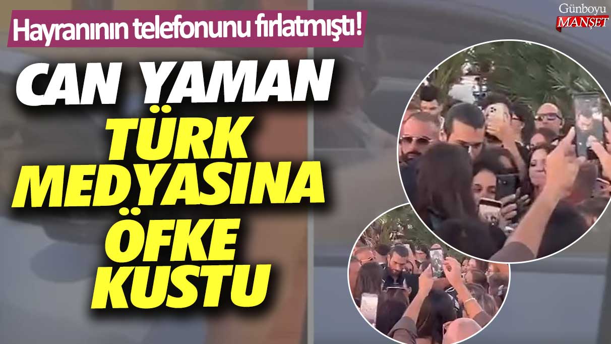 Hayranının telefonunu fırlatmıştı! Can Yaman Türk medyasına öfke kustu