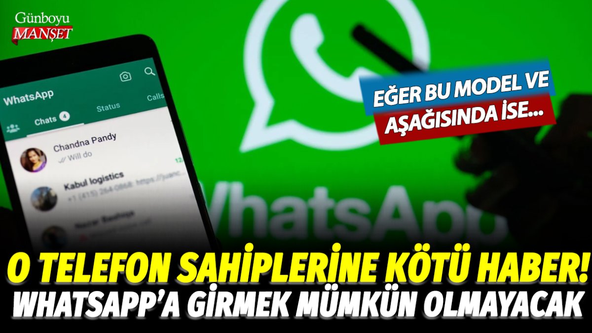 O telefonlara sahip olanlara kötü haber! WhatsApp 24 Ekim’den itibaren bazı telefonlarda çalışmayacak