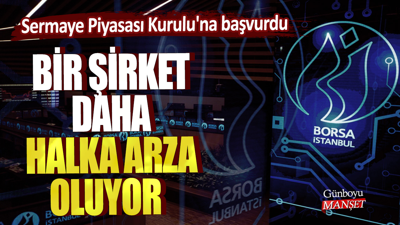 Sermaye Piyasası Kurulu'na başvurdu! Bir şirket daha halka arza oluyor