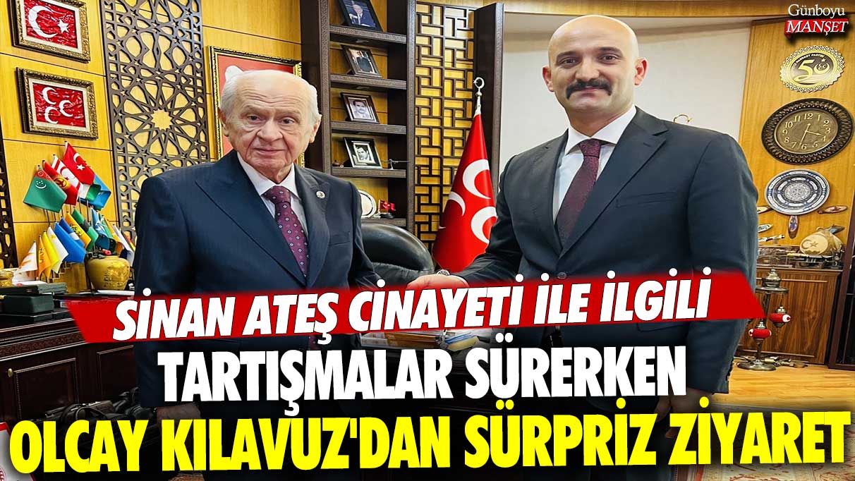 Sinan Ateş cinayeti ile ilgili tartışmalar sürerken Olcay Kılavuz'dan sürpriz ziyaret