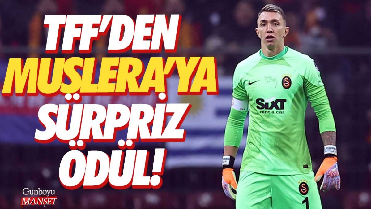 Türkiye Futbol Federasyonu'ndan Fernando Muslera'ya sürpriz ödül