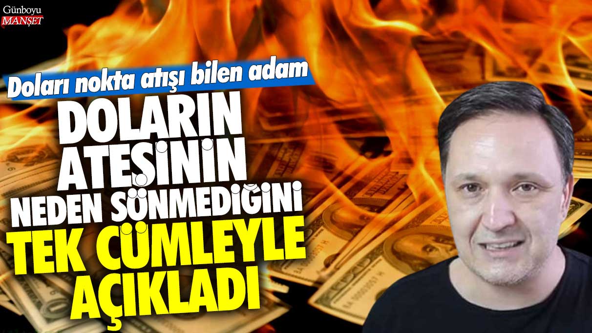 Doları nokta atışı bilen ekonomist Selçuk Geçer, doların ateşinin neden sönmediğini tek cümleyle açıkladı