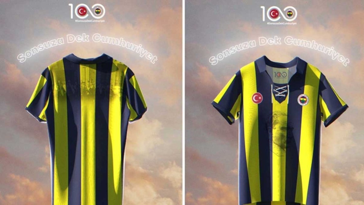 Fenerbahçe'den Cumhuriyet'in 100. yılına özel forma! O fiyattan satılacak!