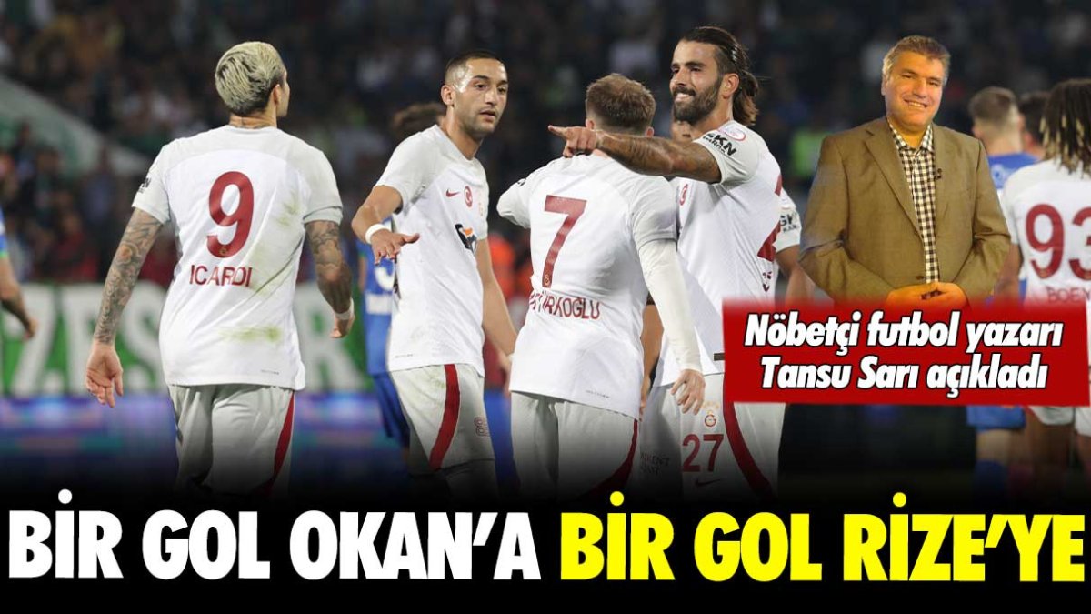 Sergio Oliveira'dan bir gol Rize'ye bir gol Okan Buruk'a...