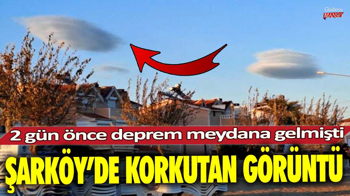 Şarköy’de korkutan görüntü! 2 gün önce deprem meydana gelmişti