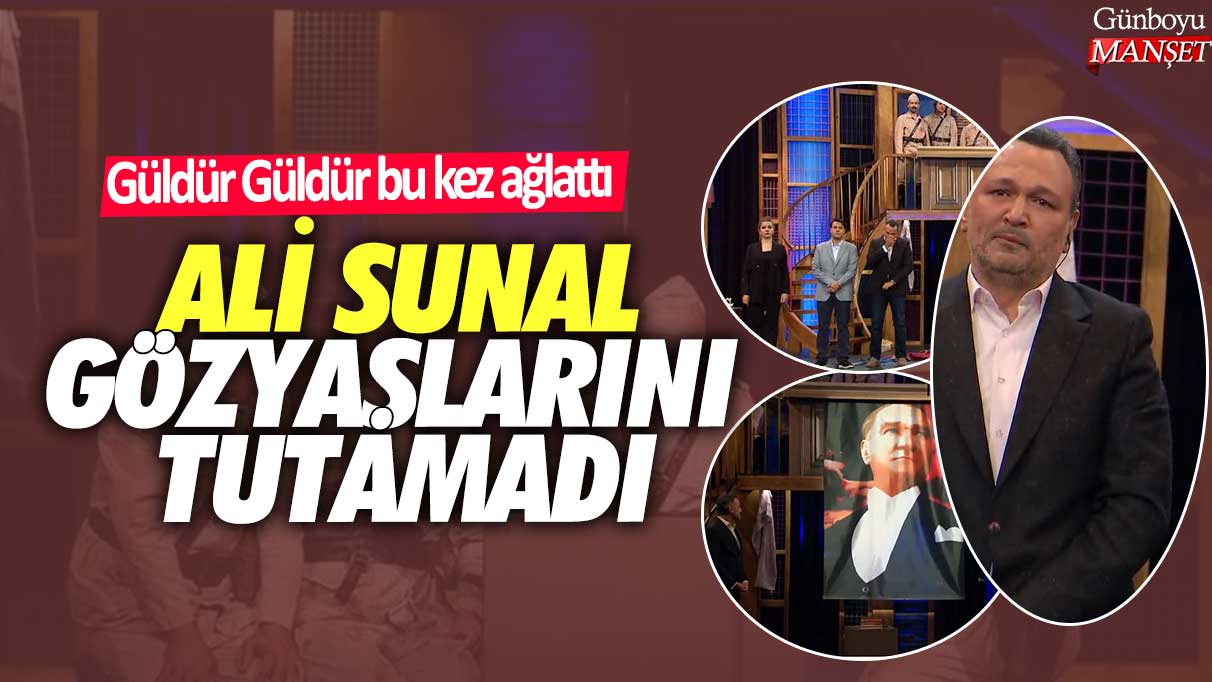 Ali Sunal gözyaşlarını tutamadı: Güldür Güldür bu kez ağlattı