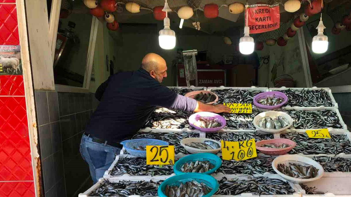 Hamside kampanya yaptı: 18 kiloluk hamsi kasasını 250 TL'den satışa çıkardı