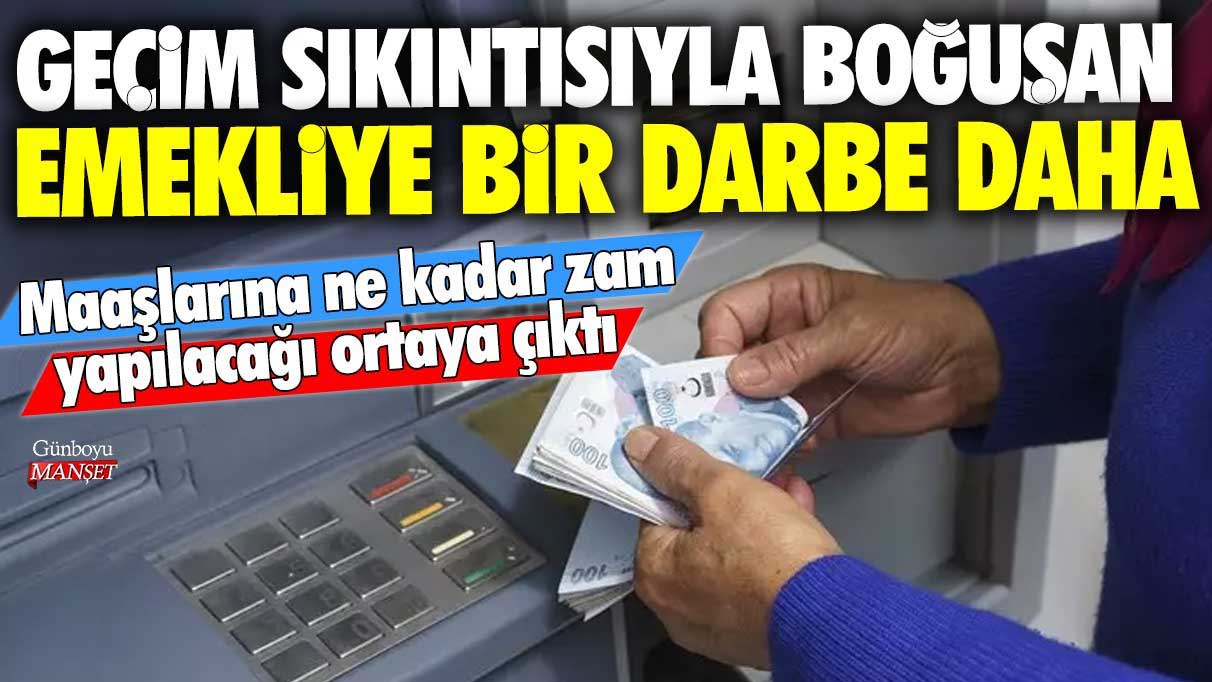 Geçim sıkıntısıyla boğuşan emekliye bir darbe daha! Maaşlarına ne kadar zam yapılacağı ortaya çıktı