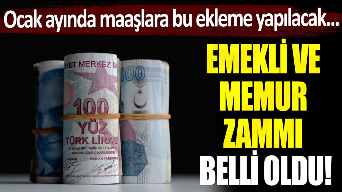 Emekli ve memur maaşlarına ne kadar zam yapılacağı ortaya çıktı!