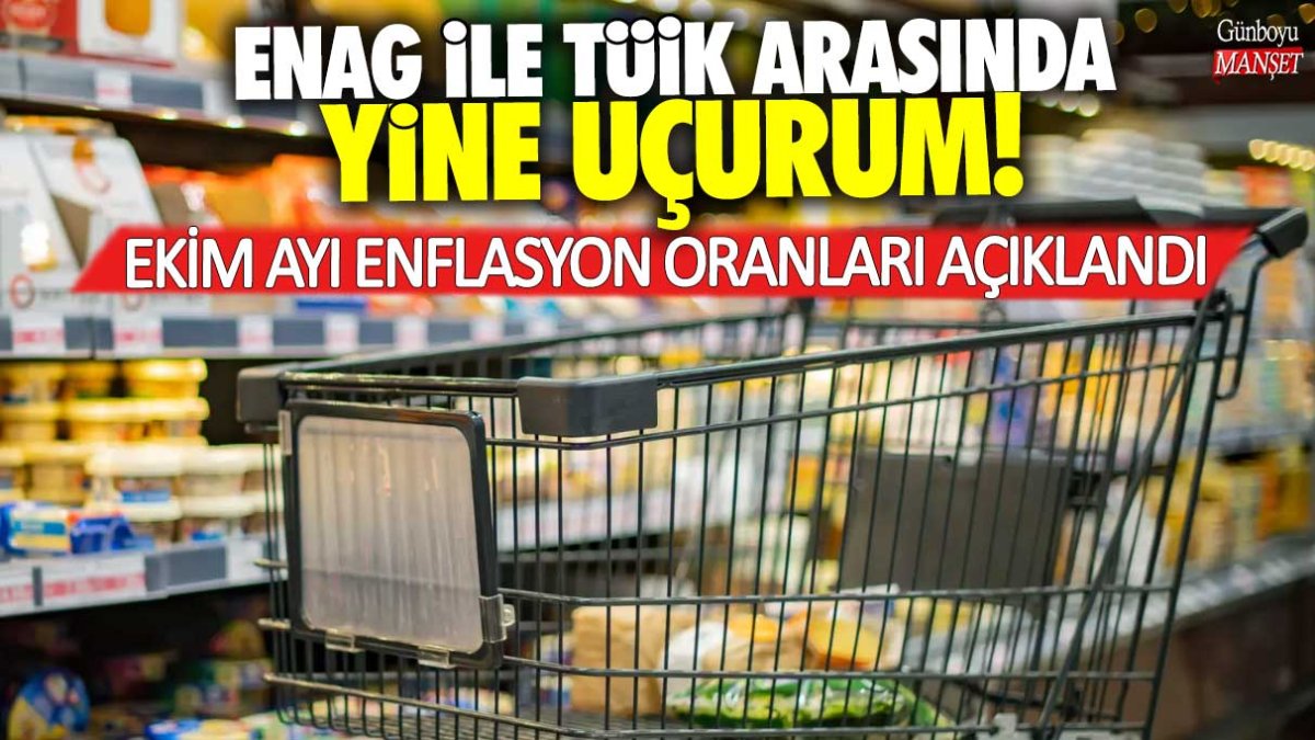 TÜİK ekim ayı enflasyonunu açıkladı