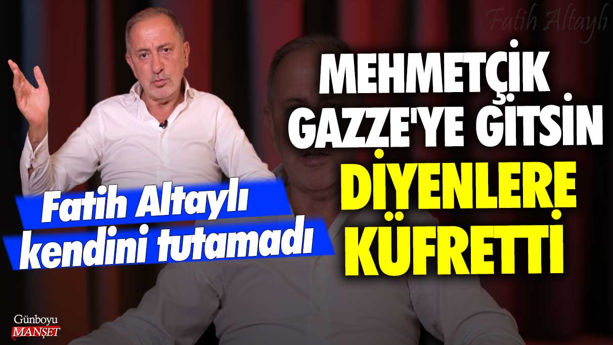 Fatih Altaylı kendini tutamadı! Mehmetçik Gazze'ye gitsin diyenlere küfretti