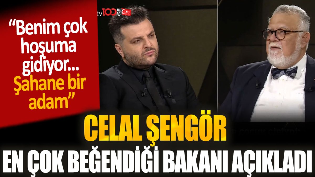 Celal Şengör en çok beğendiği bakanı açıkladı: Benim çok hoşuma gidiyor şahane adam