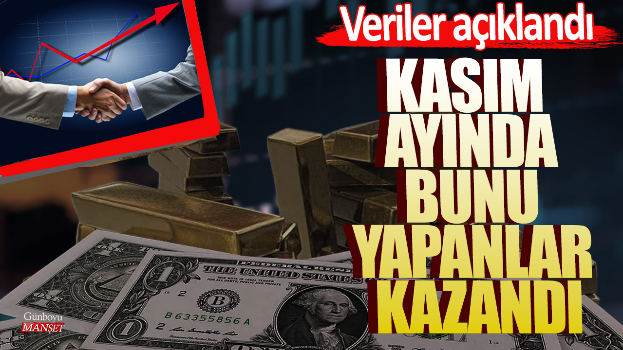 Kasım ayında bunu yapanlar kazandı: Veriler açıklandı