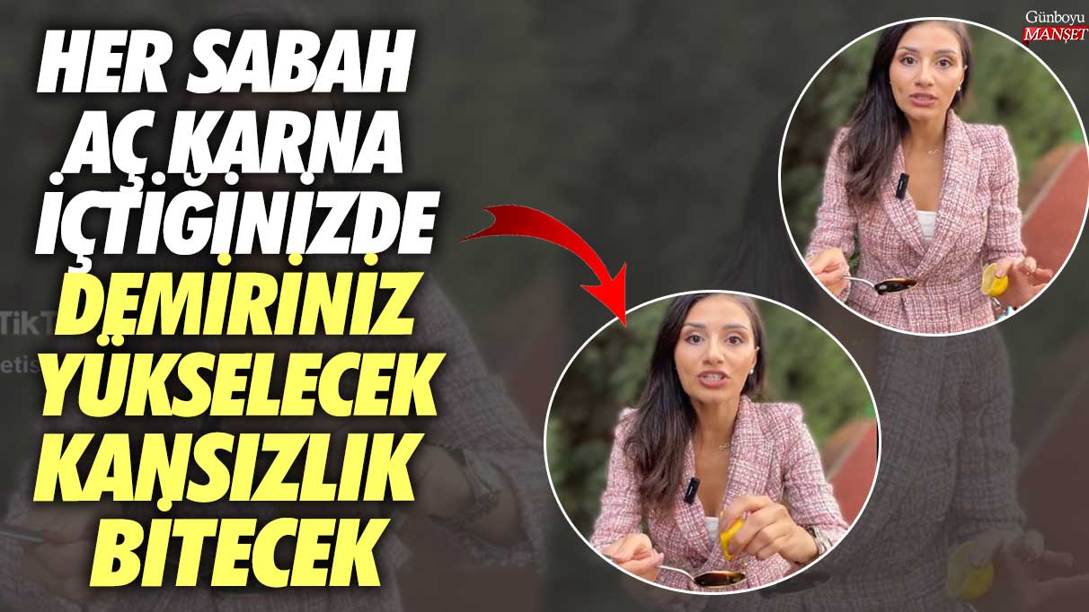 Kansızlığa en etkili doğal ilaç! Her sabah aç karna içtiğinizde demiriniz yükselecek kansızlık bitecek