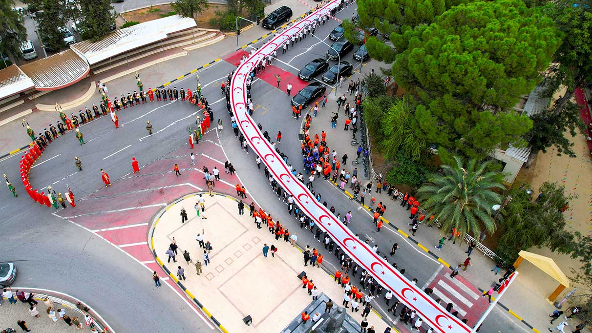 KKTC'de 40. Yıl Cumhuriyet Korteji