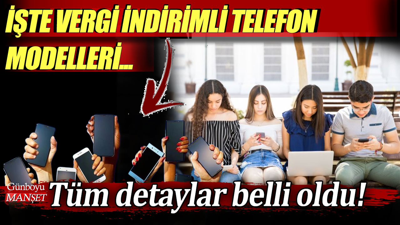 Üniversite öğrencilerine vergisiz telefon, bilgisayar ve internet desteği yürürlüğe girdi...