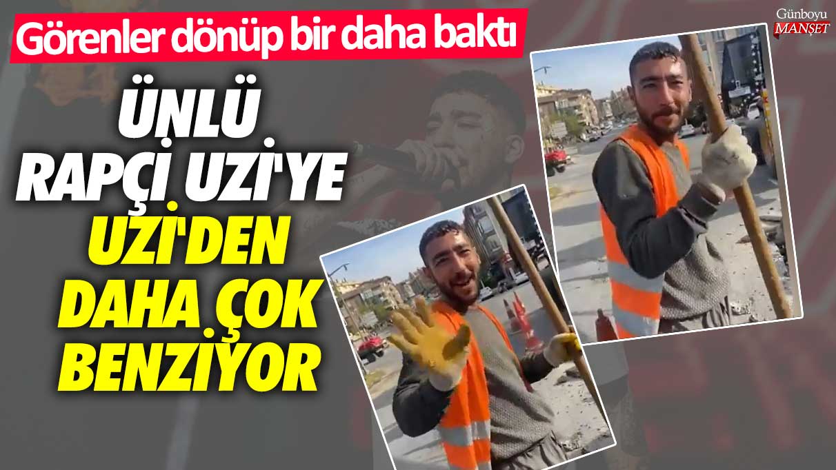 Ünlü rapçi Uzi'ye Uzi'den daha çok benziyor! Görenler dönüp bir daha baktı