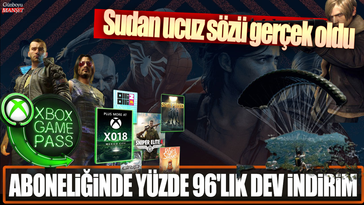 Sudan ucuz sözü gerçek oldu: Xbox Game Pass aboneliğinde yüzde 96'lık dev indirim