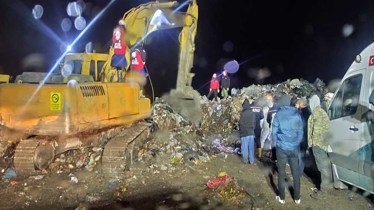 Belediye işçisi çöplükte kayboldu