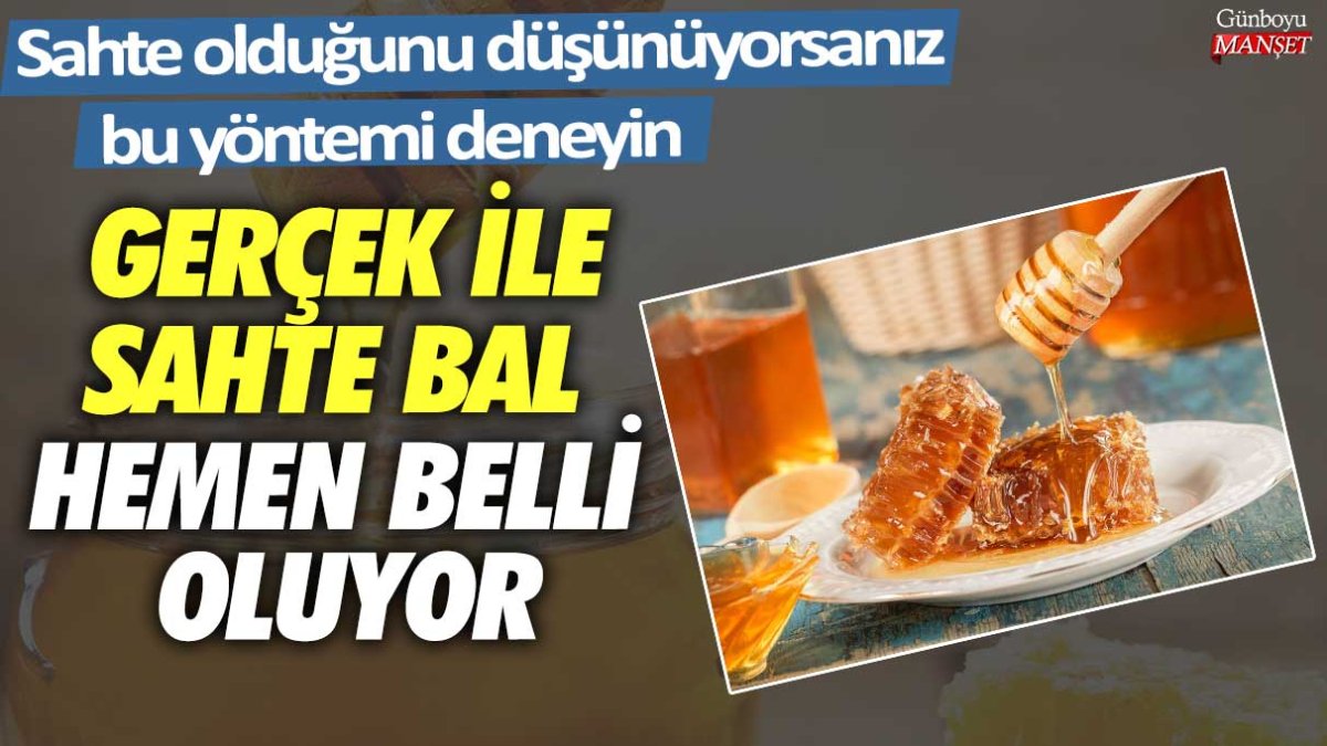 Sahte olduğunu düşünüyorsanız bu yöntemi deneyin! Gerçek ile sahte bal hemen belli oluyor