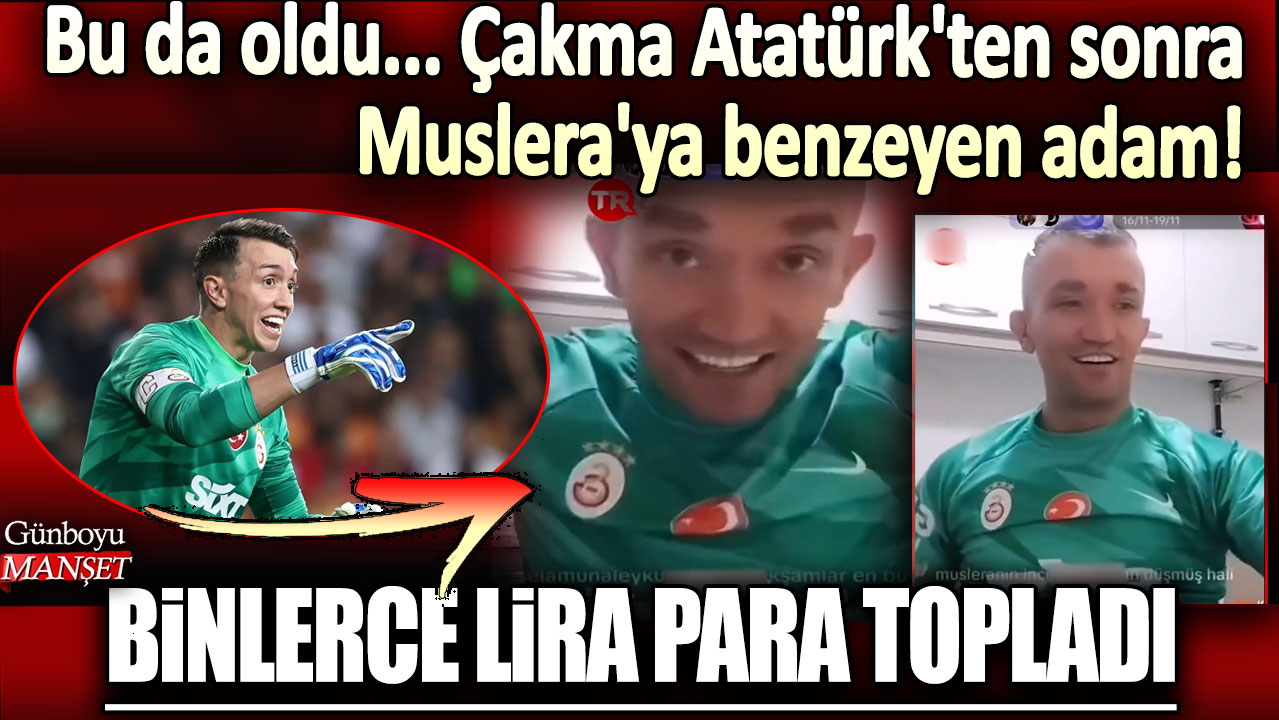 Bu da oldu... Çakma Atatürk'ten sonra Muslera'ya benzeyen adam: Sosyal medyada binlerce para topladı