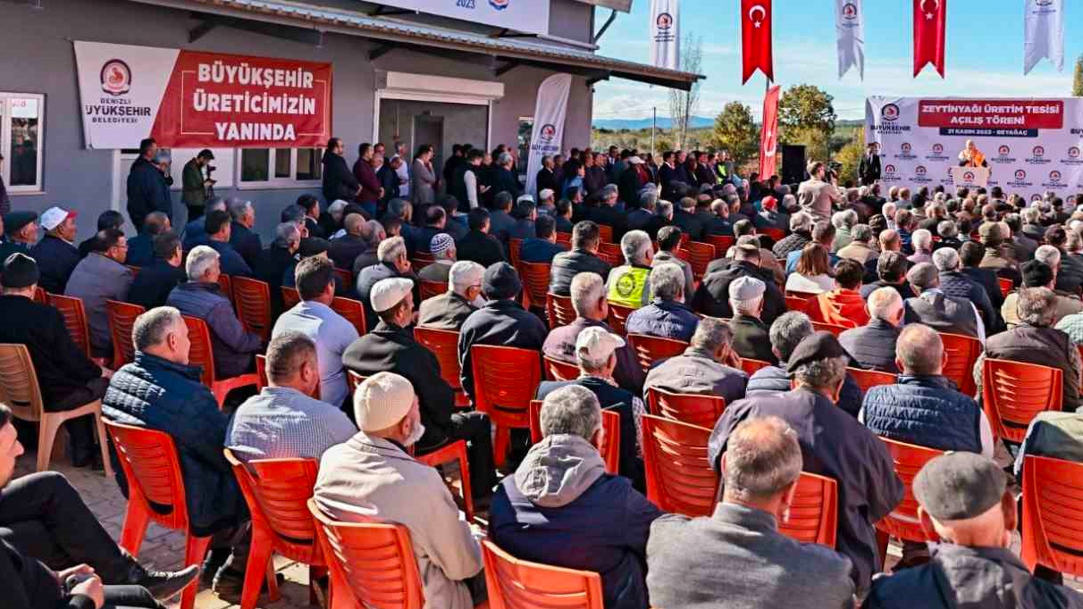 Denizli’de Zeytinyağı Üretim Tesisi hizmete girdi