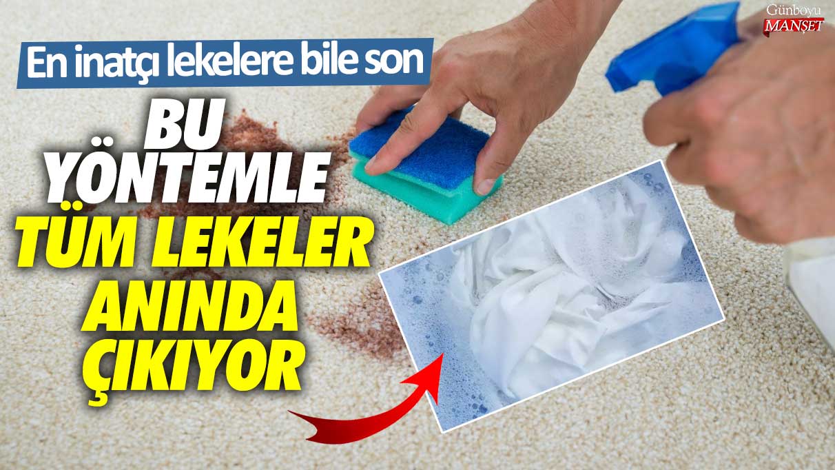 En inatçı lekelere bile son! Bu yöntemle tüm lekeler anında çıkıyor