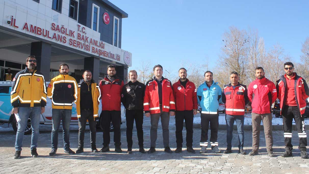 112 ve UMKE ekipleri çetin kış görevine hazır