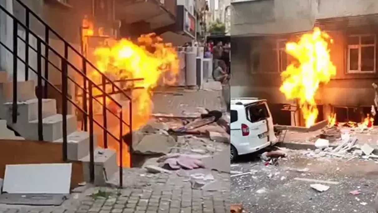 Küçükçekmece'deki patlamanın sebebi belli oldu