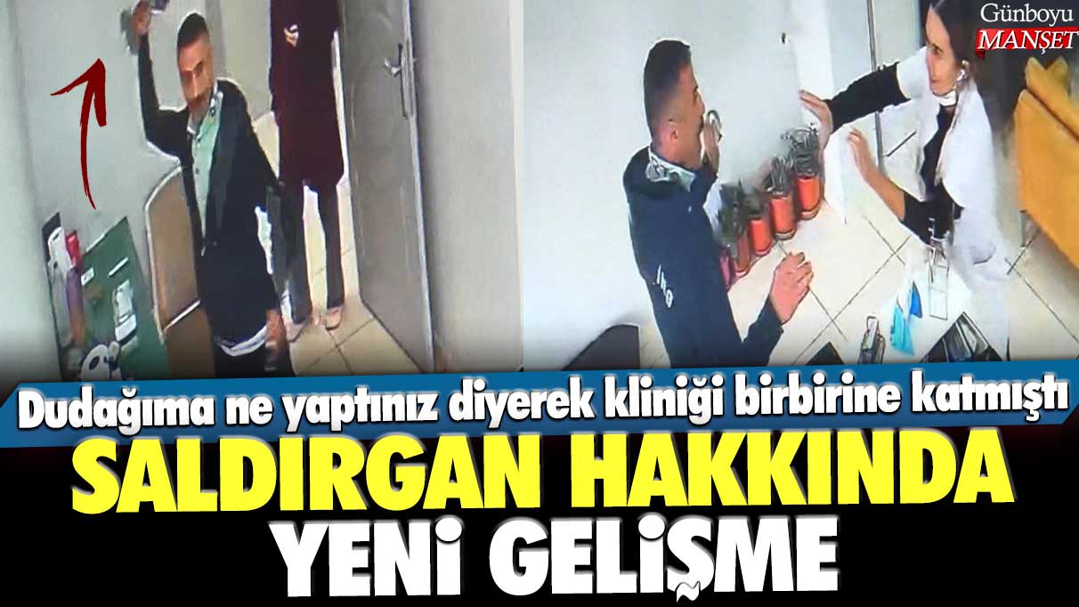 Dudağıma ne yaptınız diyerek kliniği birbirine katmıştı: Saldırgan hakkında yeni gelişme