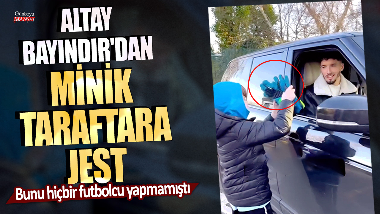 Altay Bayındır'dan minik İngiliz taraftara jest! Bunu hiçbir futbolcu yapmamıştı