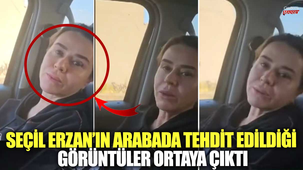 Seçil Erzan’ın arabada tehdit edildiği görüntüler ortaya çıktı