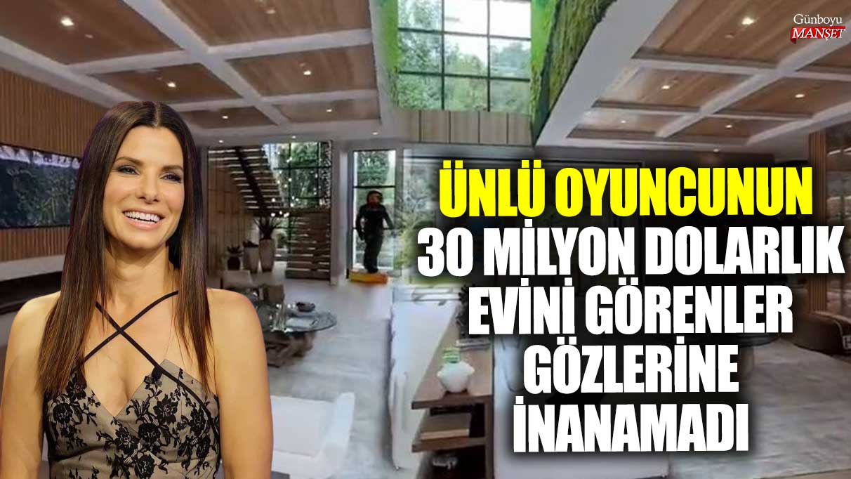 Ünlü oyuncunun 30 milyon dolarlık evini görenler gözlerine inanamadı