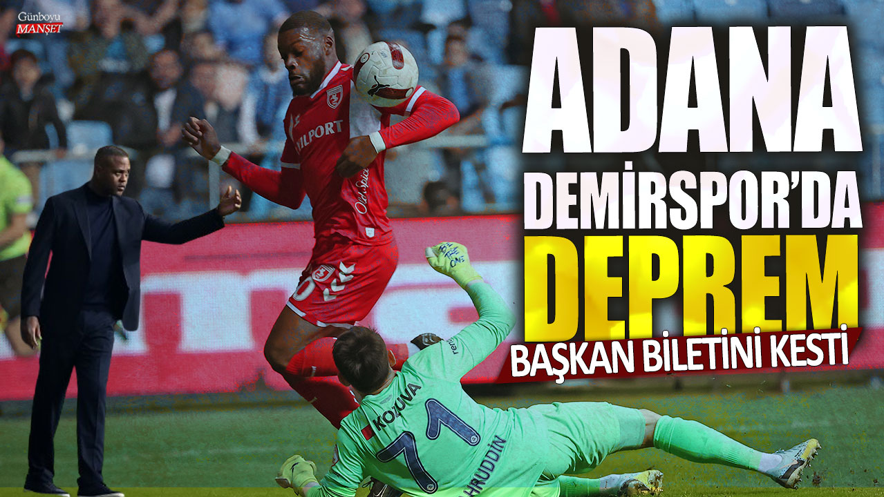 Son dakika... Adana Demirspor'da Patrick Kluivert depremi