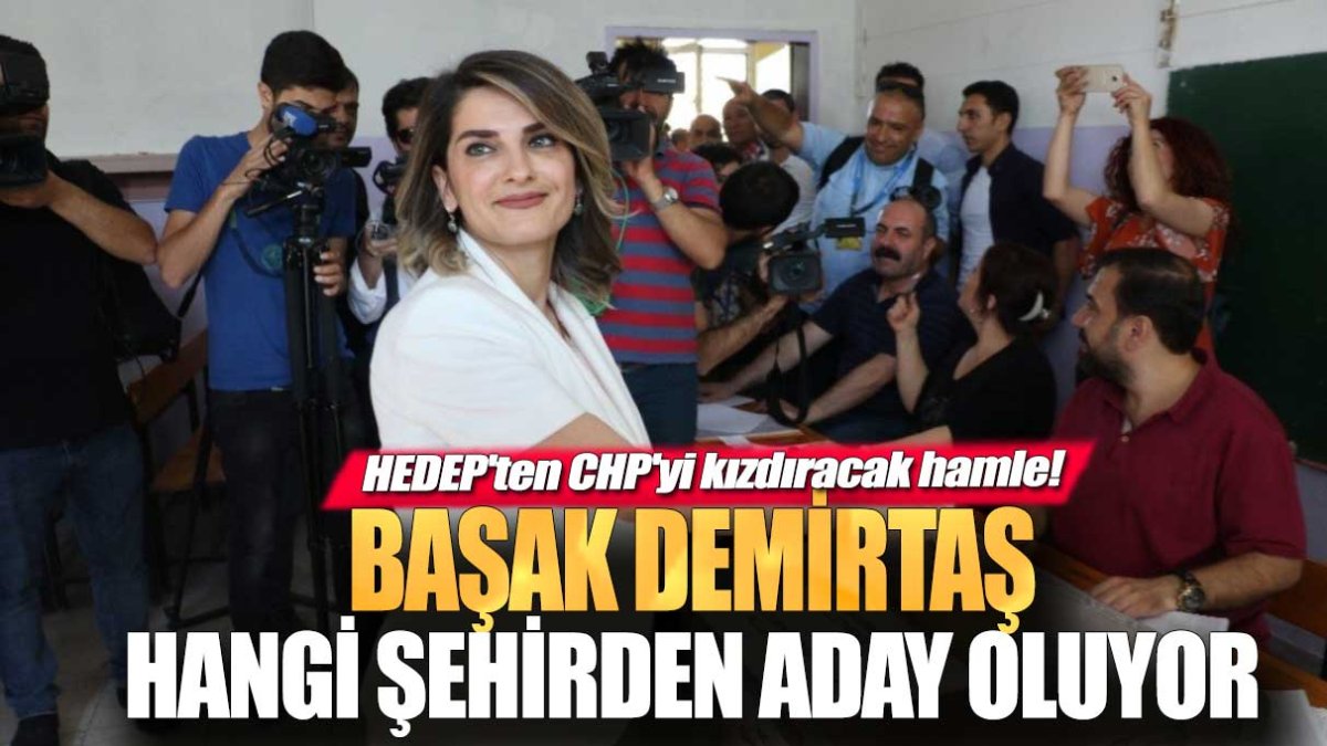 HEDEP'ten CHP'yi kızdıracak hamle! Başak Demirtaş hangi şehirden aday oluyor