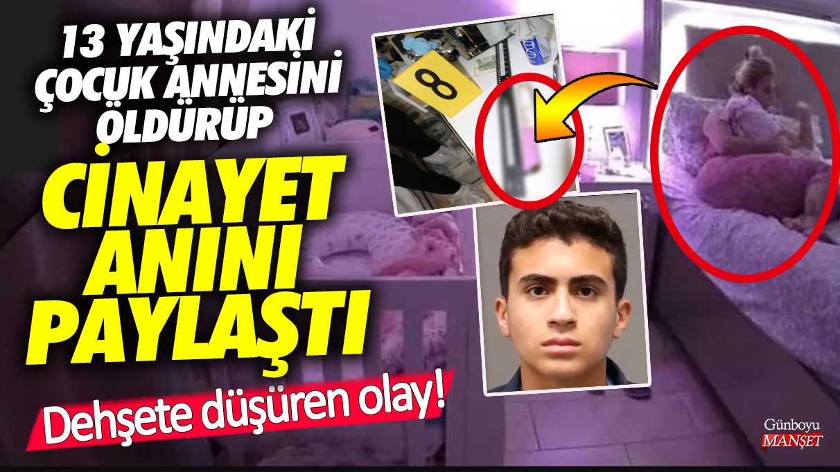 Amerika’da 13 yaşındaki çocuk annesini öldürüp cinayet anını paylaştı! Dehşete düşüren olay