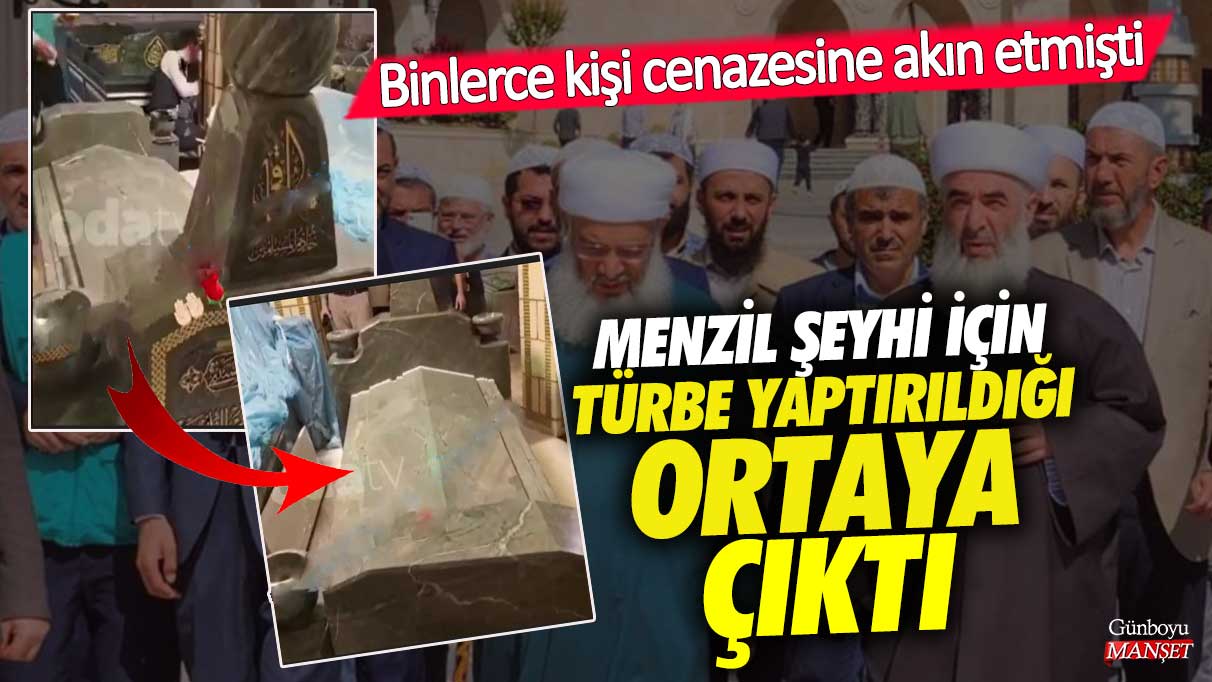 Menzil şeyhi Abdülbaki Erol için türbe yaptırıldığı ortaya çıktı!