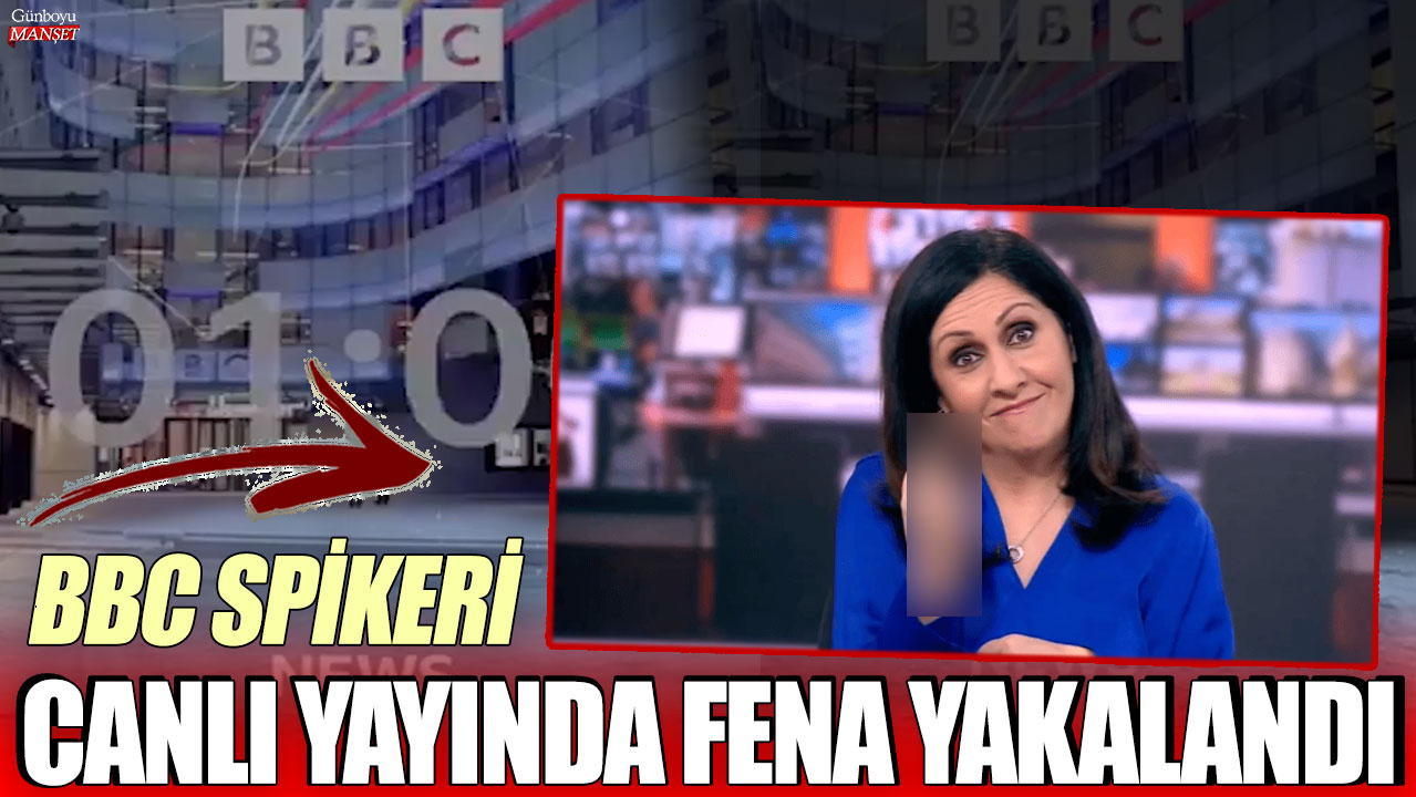 BBC spikeri canlı yayında fena yakalandı: Özrü kabahatinden de büyük oldu!