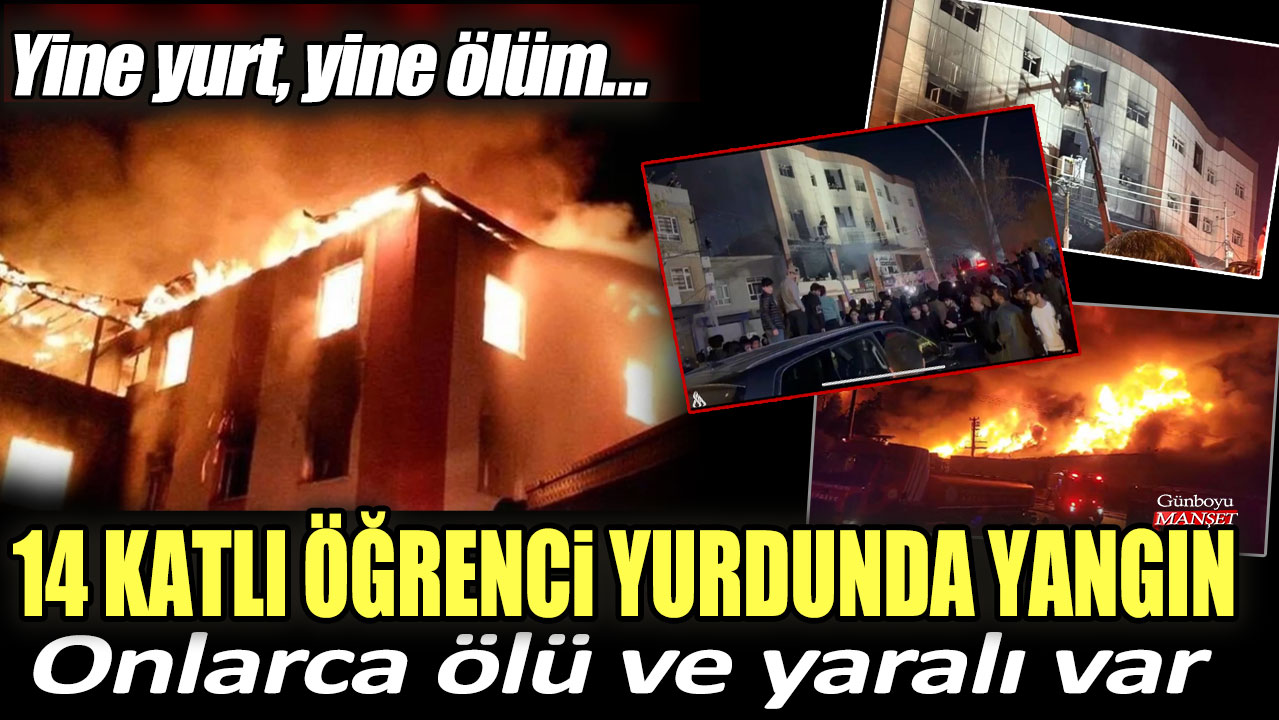 Yine yurt, yine ölüm... Erbil'de 14 katlı öğrenci yurdunda yangın! Onlarca ölü ve yaralı var