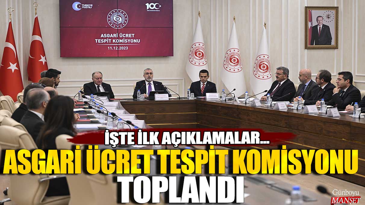 Asgari ücret toplantısı başladı! Bakan Işıkhan'dan ilk açıklama geldi