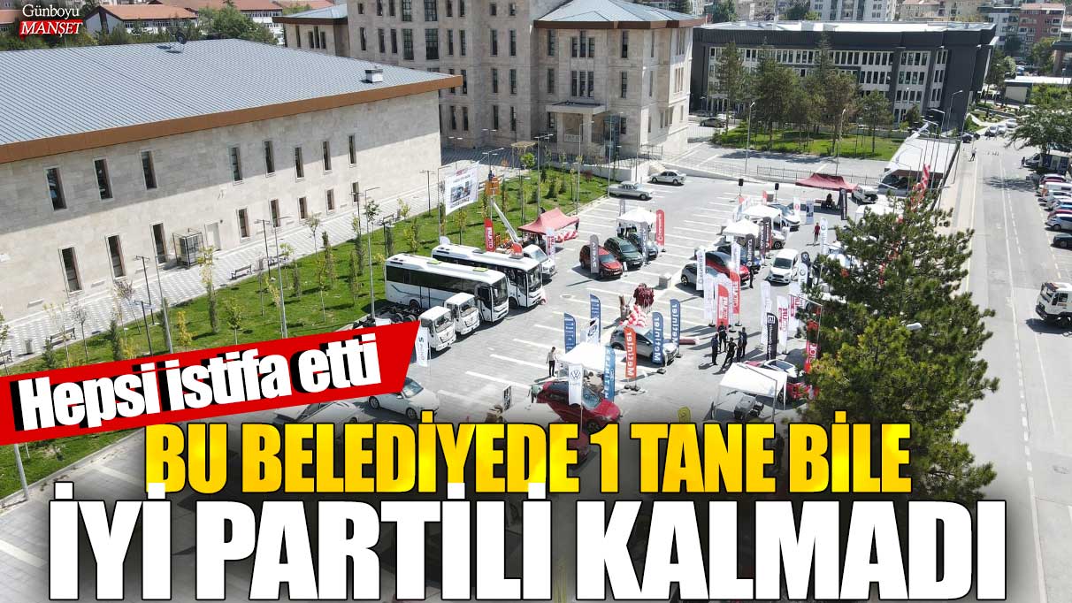 Bu belediyede 1 tane İYİ Partili kalmadı! Hepsi istifa etti