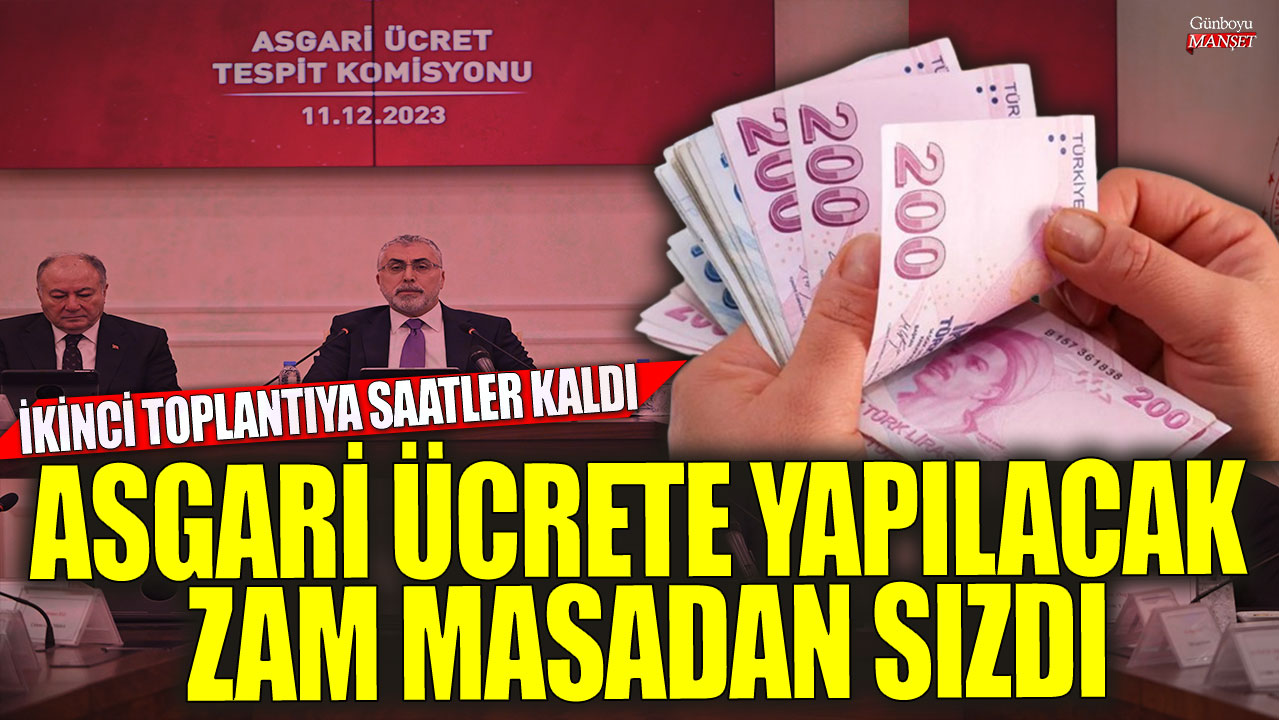 İkinci toplantıya saatler kaldı! Asgari ücrete yapılacak zam masadan sızdı