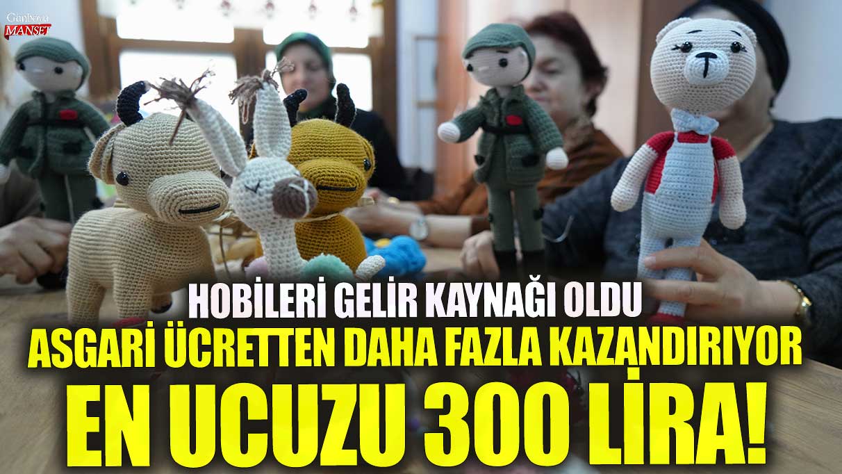 Asgari ücretten daha fazlasını kazandırıyor! Hobileri gelir kaynağı oldu en ucuzunu 300 lira