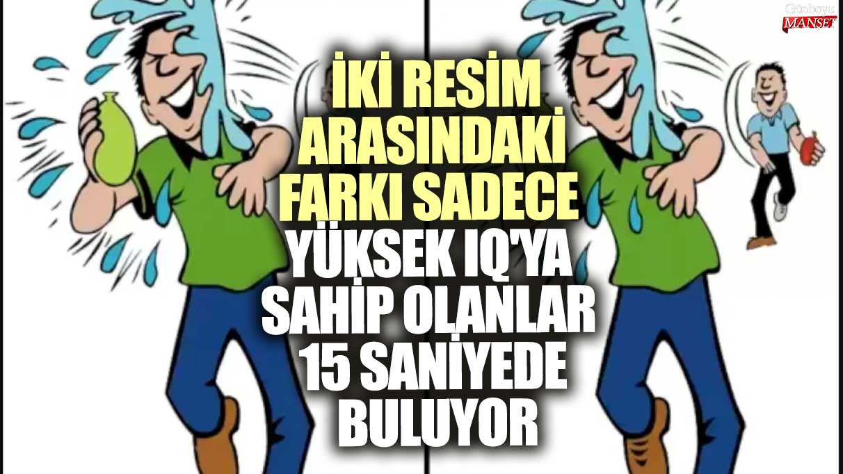 İki resim arasındaki farkı sadece yüksek IQ'ya sahip olanlar 15 saniyede buluyor