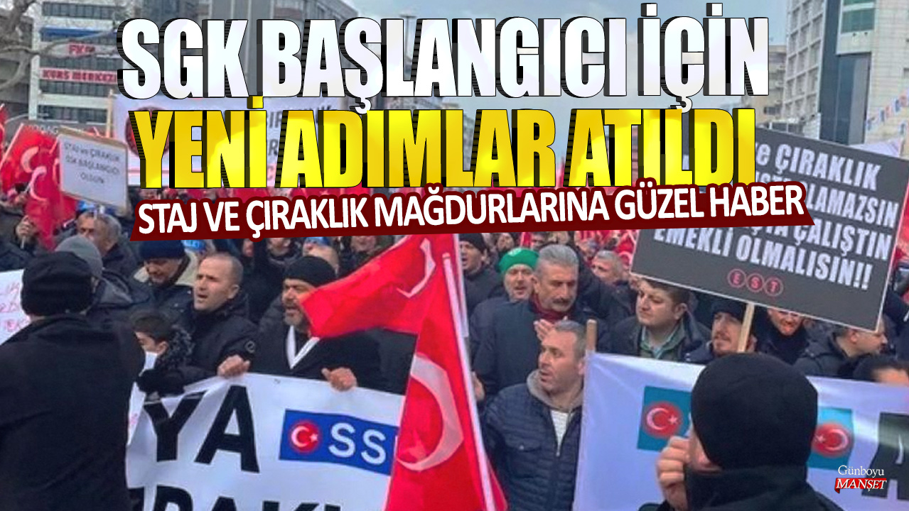 Staj ve çıraklık mağdurlarına güzel haber! SGK başlangıcı için yeni adım atıldı...