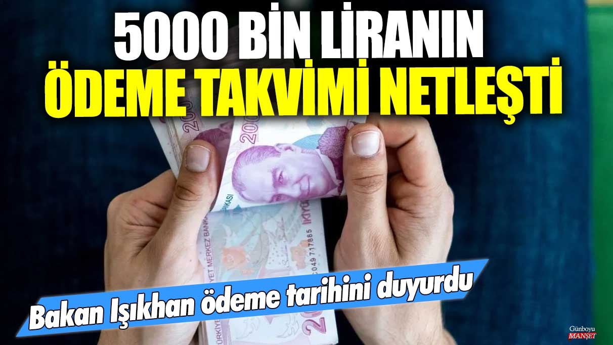 Son dakika... Çalışan emekliye verilecek 5000 bin liranın ödeme takvimi açıklandı