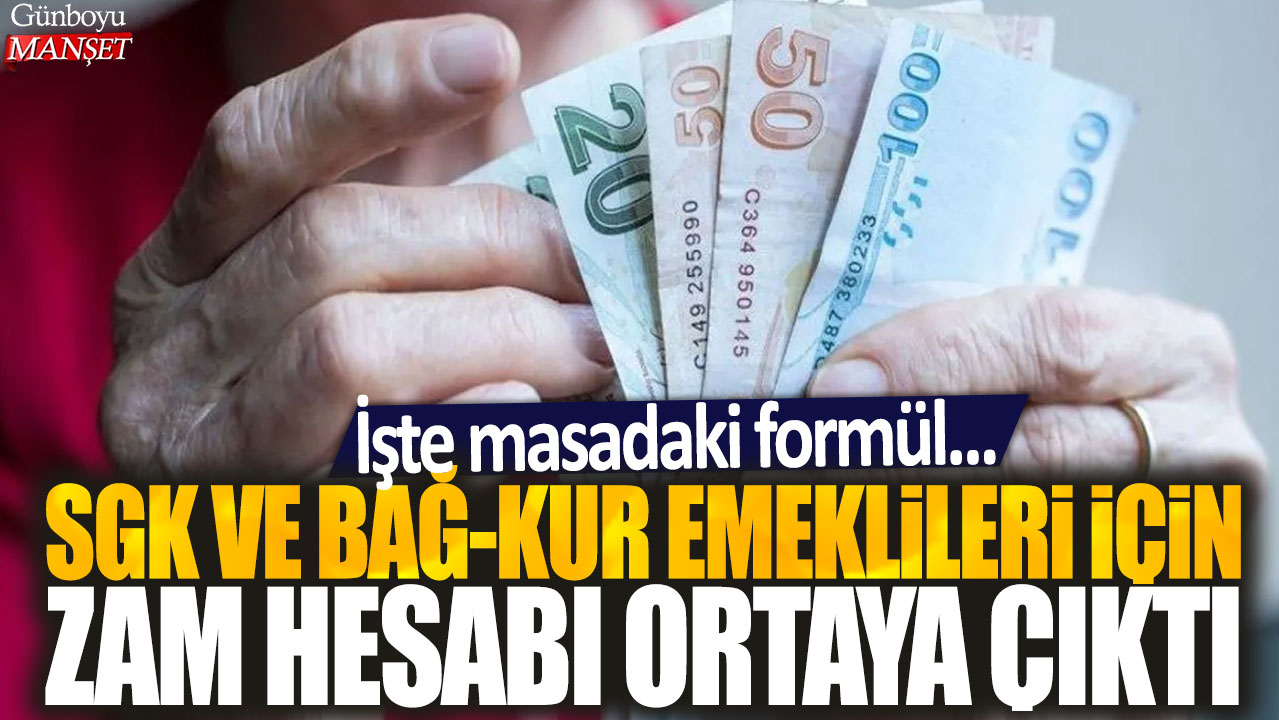 SGK ve Bağ-Kur emeklileri için zam hesabı ortaya çıktı: İşte masadaki formül...