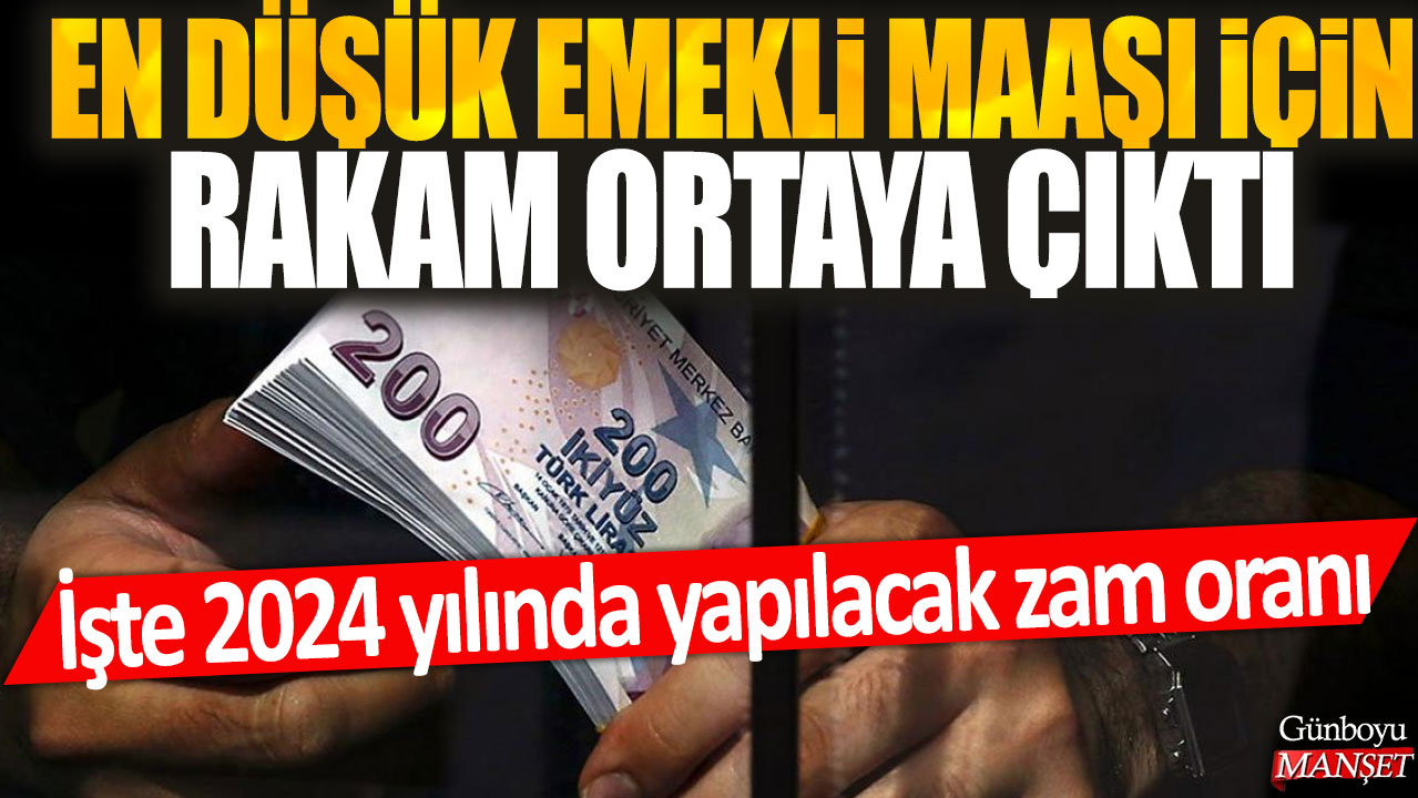 En düşük emekli maaşı için rakam ortaya çıktı: İşte 2024 yılında yapılacak zam oranı